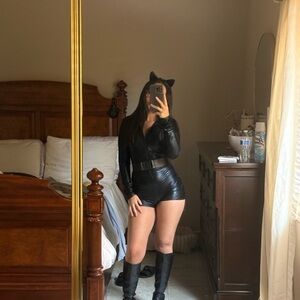 Fashion Nova Cat Woman Bodysuit